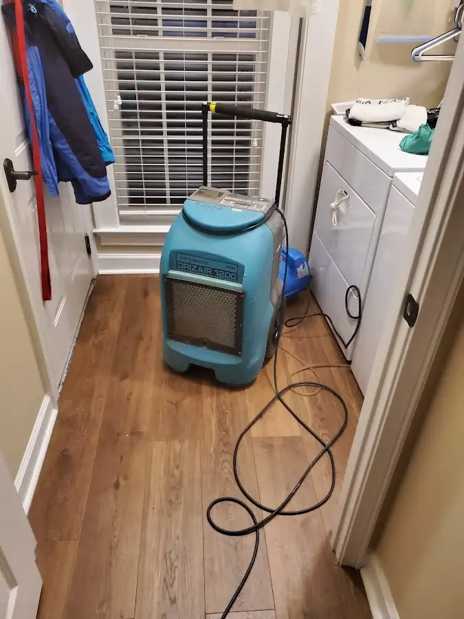 Commercial dehumidifier deployed for Flood Damage Cleanup in Sarasota