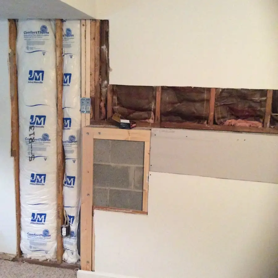 Wall insulation replacement during Structural Drying in Sarasota